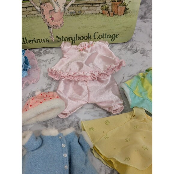 Angelina Ballerina Storybook Cottage Hardcover American Girl Set Doll Clothes - Picture 6 of 16